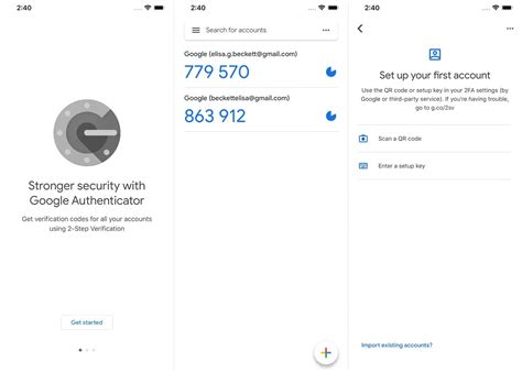 How to find the setup key or backup code for authenticator app 2FA.